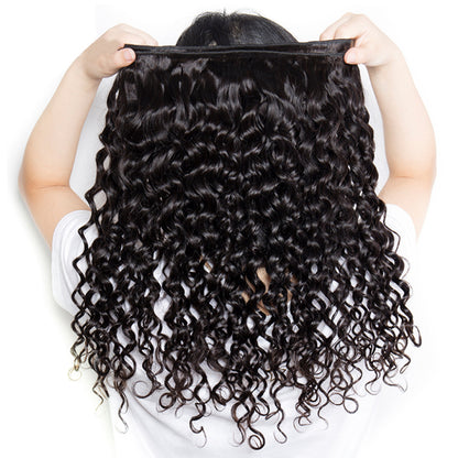 Water Wave Extension Human Hair Natural bundle