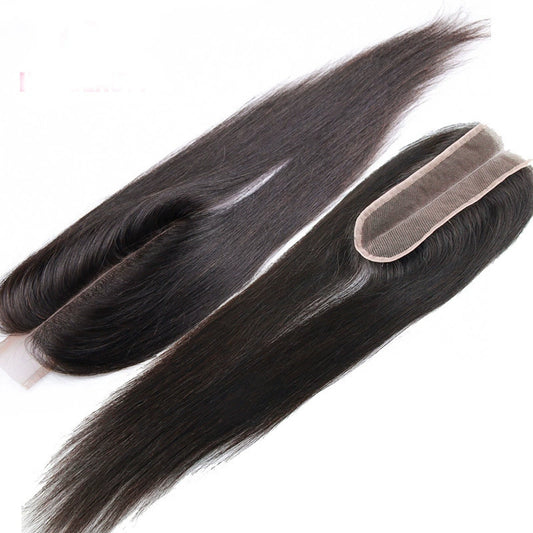 2*6 Kim k Lace Closure Middle Part Straight Human Hair 2*6