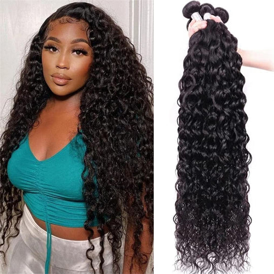 Straight body Deep Water Wave Curly Human Hair 100g