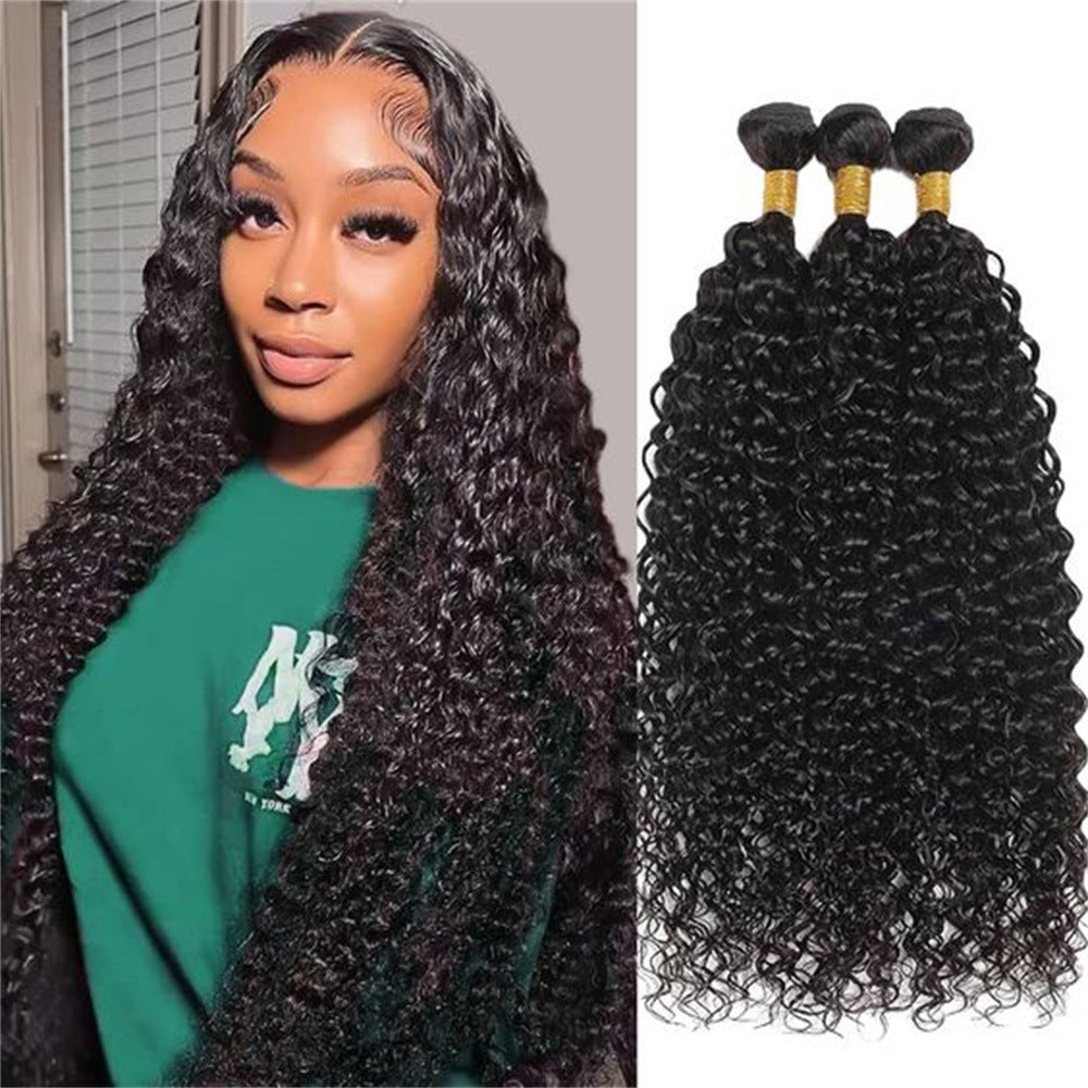 Peruvian Kinky Curly Human Hair Bundles extensions 50g Hair