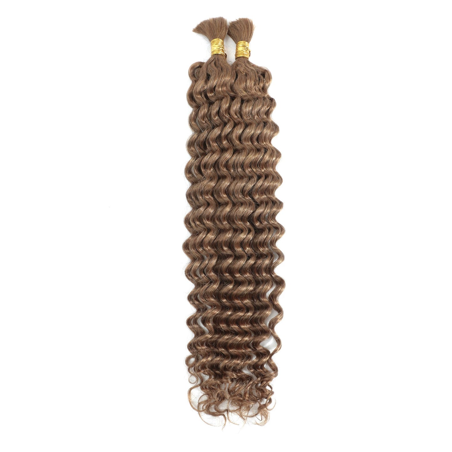 1PC Human Hair Bulk Deep Wave