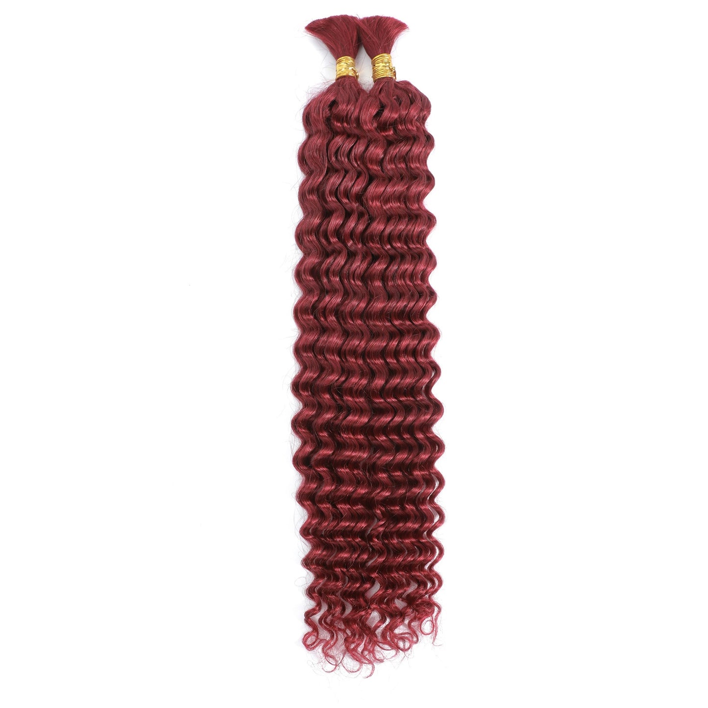 1PC Human Hair Bulk Deep Wave