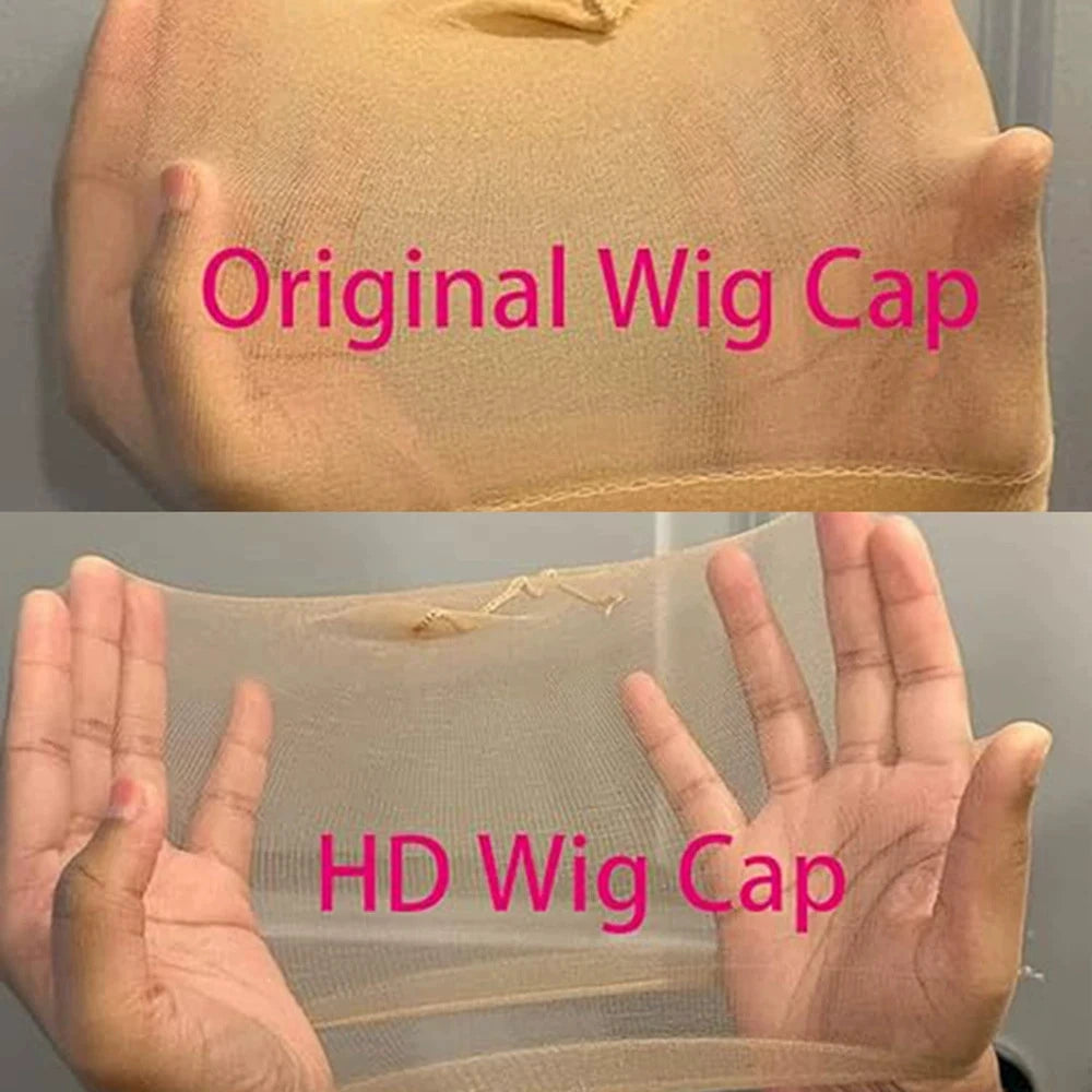 【20 PCS】Hairnet HD WIG CAP High Definition Lace Mesh Cap Transparent Invisible Super Stretch Mesh Cap