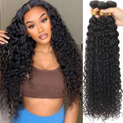 Water Wave Extension Human Hair Natural bundle