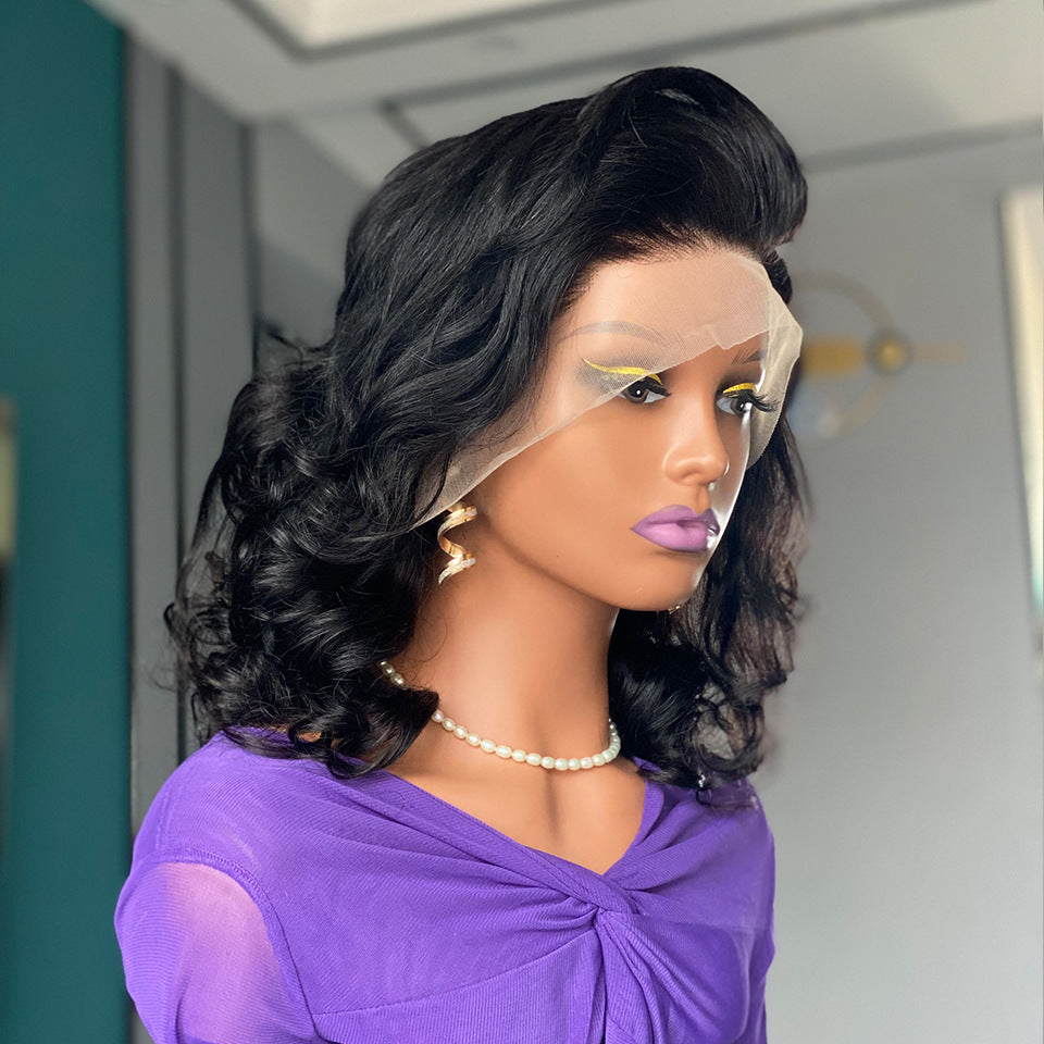 200 Density Bouncy Curl Human Hair Wigs