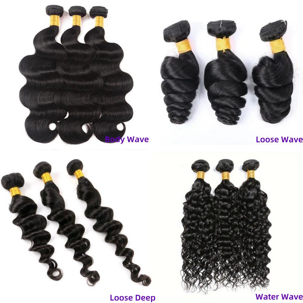 Straight body Deep Water Wave Curly Human Hair 100g