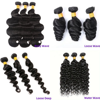 Straight body Deep Water Wave Curly Human Hair 100g