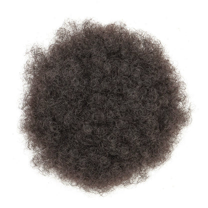 afro puff hair bun