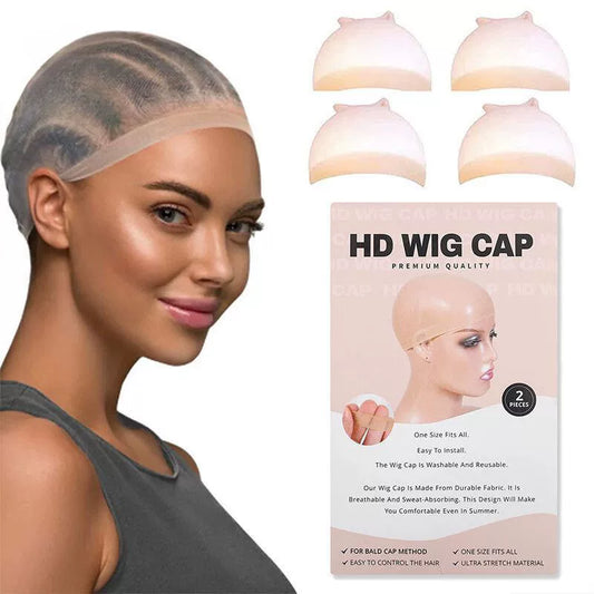 【20 PCS】Hairnet HD WIG CAP High Definition Lace Mesh Cap Transparent Invisible Super Stretch Mesh Cap