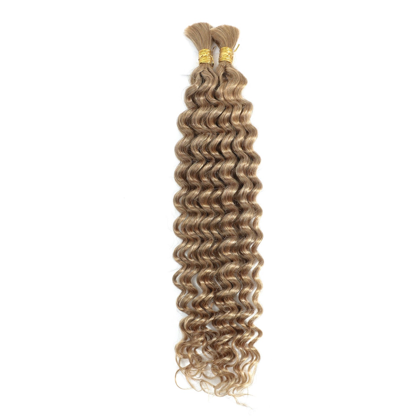 1PC Human Hair Bulk Deep Wave